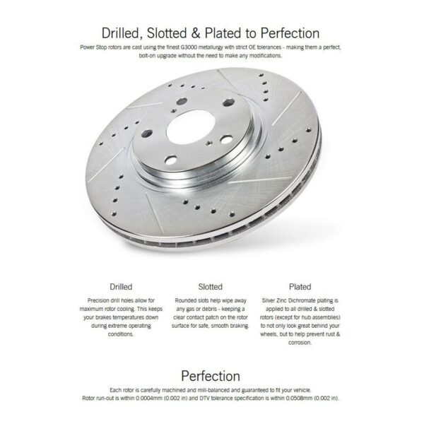 Power Stop® - Evolution Drilled and Slotted - Imagen 3