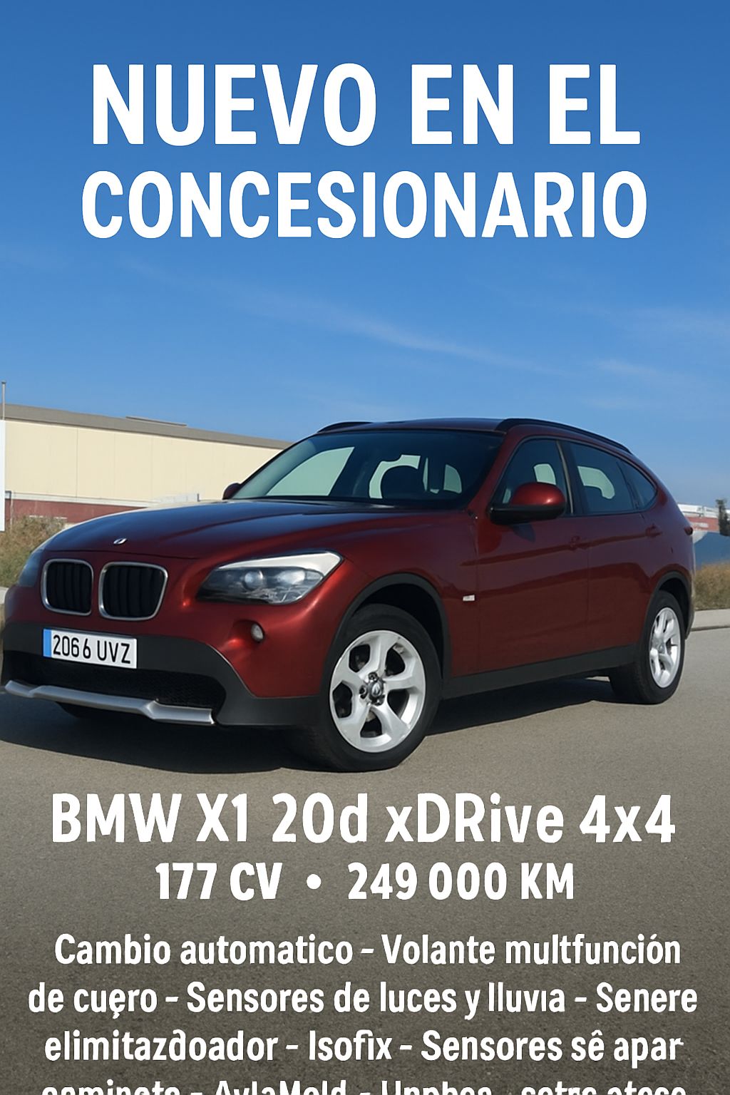 BMW X1 20d xDrive 4×4 llega al concesionario: un SUV premium con historia BMW, fiabilidad y todo el mantenimiento mejor BMW Taller cerca