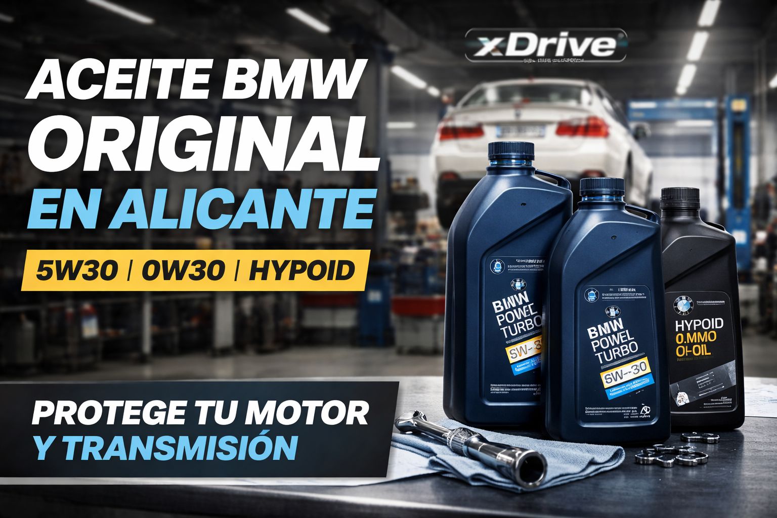 Aceite BMW Original en Alicante: Protección Total para tu Motor y Transmisión | xDrive Taller BMW