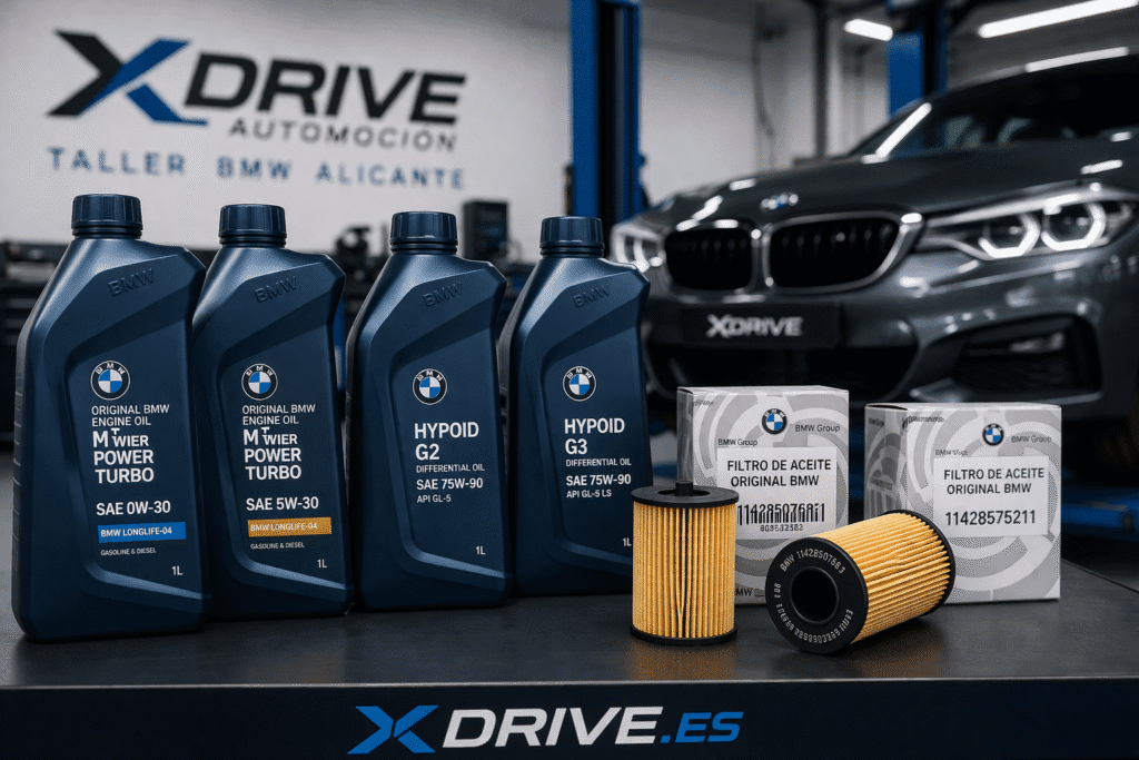 Aceites y Filtros Originales BMW | XDrive Automoción – BMW Taller Alicante