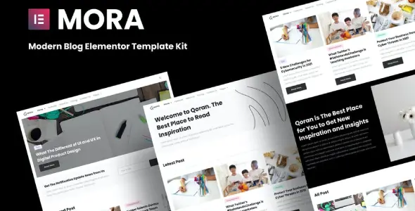 Mora – Modern Blog Elementor Template Kit